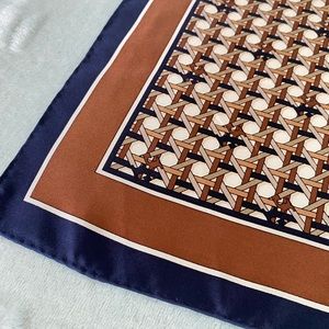 Brand new 100% silk scarf, size 22’’X22”,